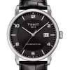 Best Sale 🛒 Tissot Luxury Powermatic 80 T0864071605700 Automatic ⌚ Watch In Black 👍