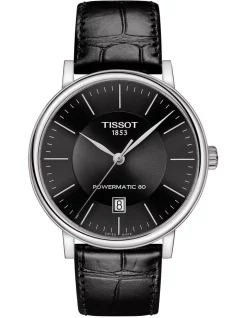 Wholesale 🔥 Tissot Carson Premium Powermatic 80 T1224071605100 Automatic ⌚ Watch In Black ⭐