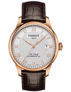 Brand new 🧨 Tissot Le Locle Powermatic 80 T0064073603300 Automatic ⌚ Watch In Rose Gold ⭐