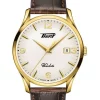Deals 🧨 Tissot Heritage Visodate T1184103627700 ⌚ Watch In Gold ✨