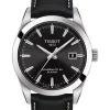Cheap 👏 Tissot Gentleman Powermatic 80 Silicium T1274071605100 Automatic ⌚ Watch In Black 🔥