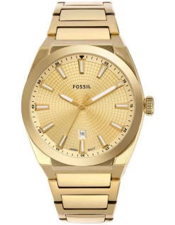 Wholesale 🎉 Fossil Everett Analogue ⌚ Watch In Gold ❤️