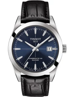 Hot Sale 😉 Tissot Gentleman Powermatic 80 Silicium T1274071604101 Automatic ⌚ Watch In Blue ✔️