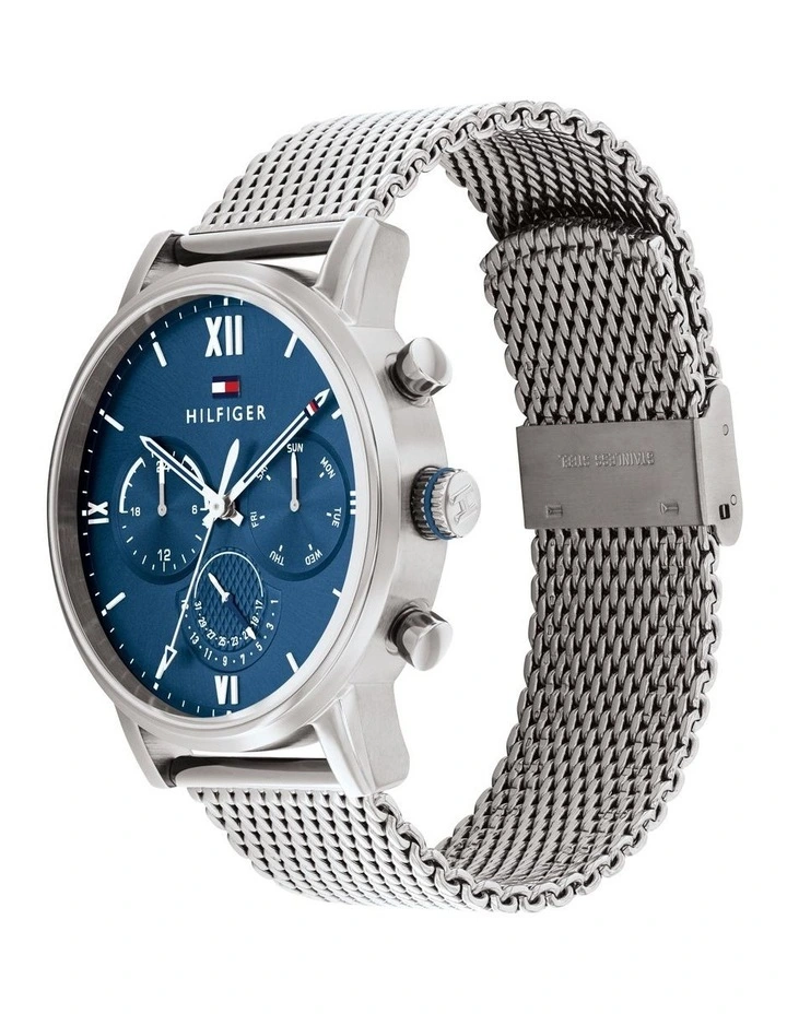 Deals π Tommy Hilfiger Sullivan Stainless Steel Men's Blue Chronograph β Watch βοΈ - Image 2