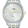 Deals 👍 Lorus Two Tone Stainless Steel Analogue 👗 Dress ⌚ Watch In Silver/Gold ⌛