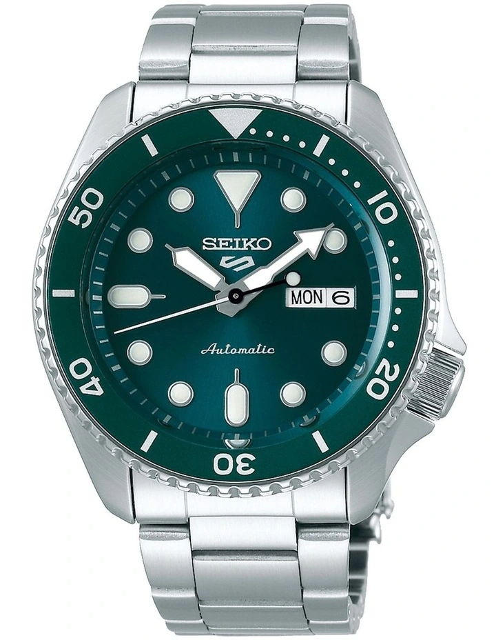 Outlet π Seiko 5 Sports Automatic Green Dial Silver β Watch π