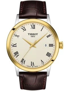 New 🧨 Tissot Classic Dream T1294102626300 ⌚ Watch In Ivory 😍