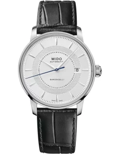 Coupon 😍 Mido Baroncelli Signature ⌚ Watch In Black 🔥