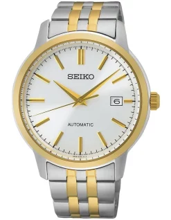 Best deal ✨ Seiko 👗 Dress Two Tone Automatic SRPH92K ⌚ Watch In Silver/Gold ✨