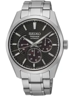 Buy 👍 Seiko Presage Sharp Edge Automatic SPB307J ⌚ Watch In Silver ✔️