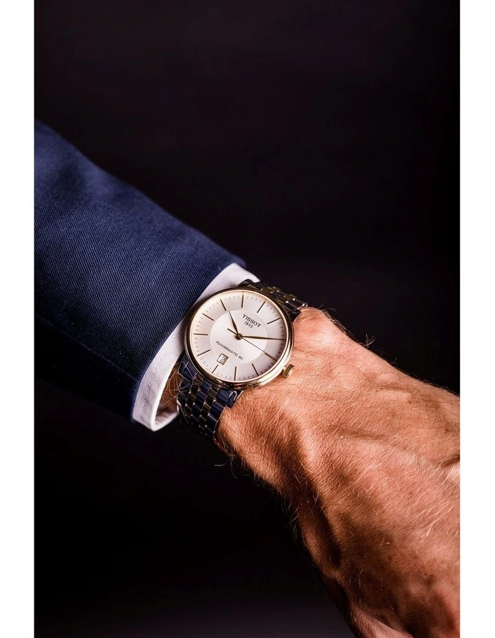 Best Pirce π₯° Tissot Carson Premium Powermatic 80 T1224072203100 Automatic β Watch In Gold π - Image 2