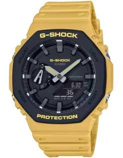 Cheapest 🌟 G-Shock GA2110 Carbon Core Utility Series Yellow Sports ⌚ Watch 🎁