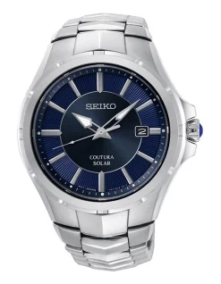 Wholesale 🔥 Seiko Coutura 42.5mm Silver 👗 Dress ⌚ Watch SNE511P 😍