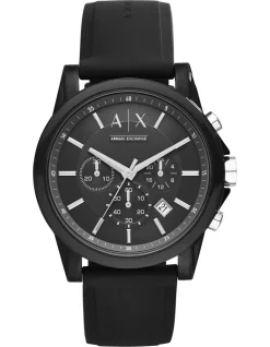 Cheap 😍 Armani Exchange Outerbanks Black ⌚ Watch AX1326 ✨