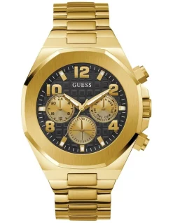 Cheapest ✨ Guess Empire GW0489G2 Stainless Steel ⌚ Watch In Gold ⭐