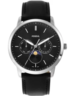 New 🎉 Fossil Neutra Minimalist Black Analogue ⌚ Watch FS5904 🎉